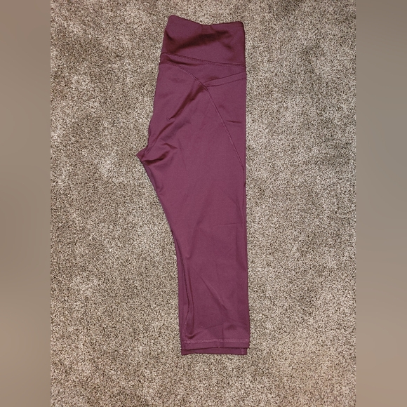 all in motion Pants - All In Motion Maroon Leggings